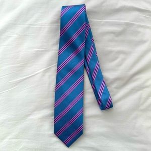 *Never Worn* Thomas Pink Tie - Blue & Pink Stripes